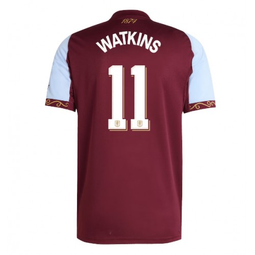 Stroje piłkarskie Aston Villa Ollie Watkins #11 Koszulka Podstawowej 2025-26 Krótki Rękaw